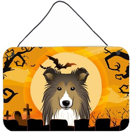 Carolines Treasures Halloween Sheltie Wall and Door Hanging Prints BB1800DS812